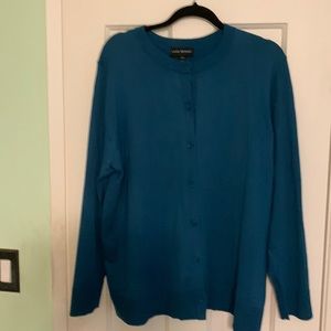Lane Bryant Peacock blue cardigan